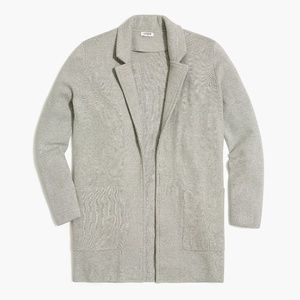 J Crew Factory Open-front Sweater Blazer